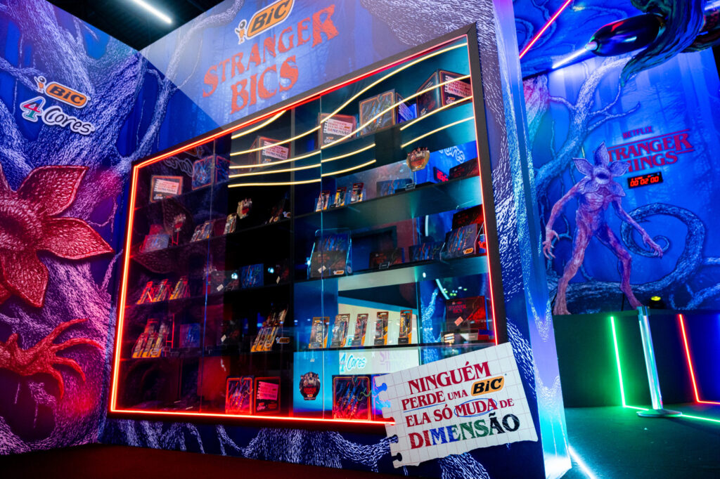 Modale cenografia - destination branding - estande bic
